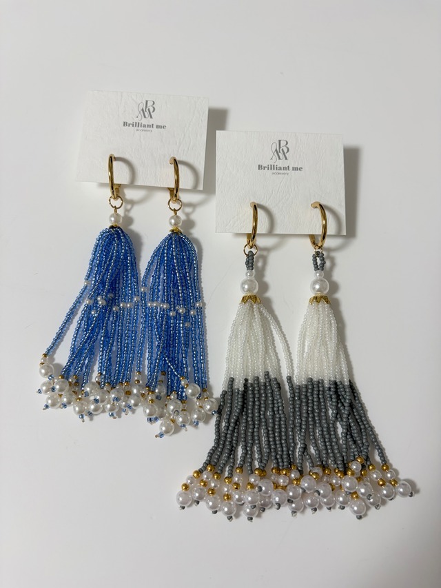 ビーズピアス