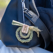 手のひらしめ縄（リースタイプ）蘇民将来・笑門