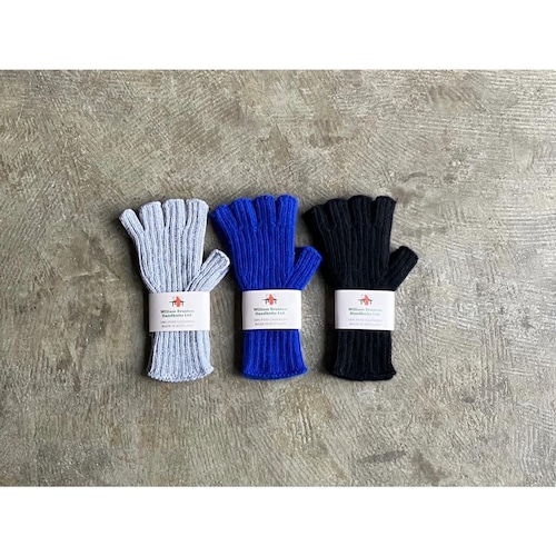 William Brunton(ウィリアム ブラントン) 3Ply Cashmere Rib Fingerless Glove