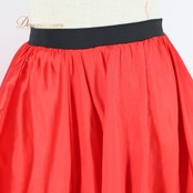 フラメンコ 衣装 ペチコート スカート ファルダ emika エミカ 無地 光沢 軽い ダンス パーティ 発表会 ブラック系 レッド系  軽量 薄手 光沢生地 ステージ衣装 舞台用 コスチューム レディース ファッション ダンス発表会 フラメンコ衣装