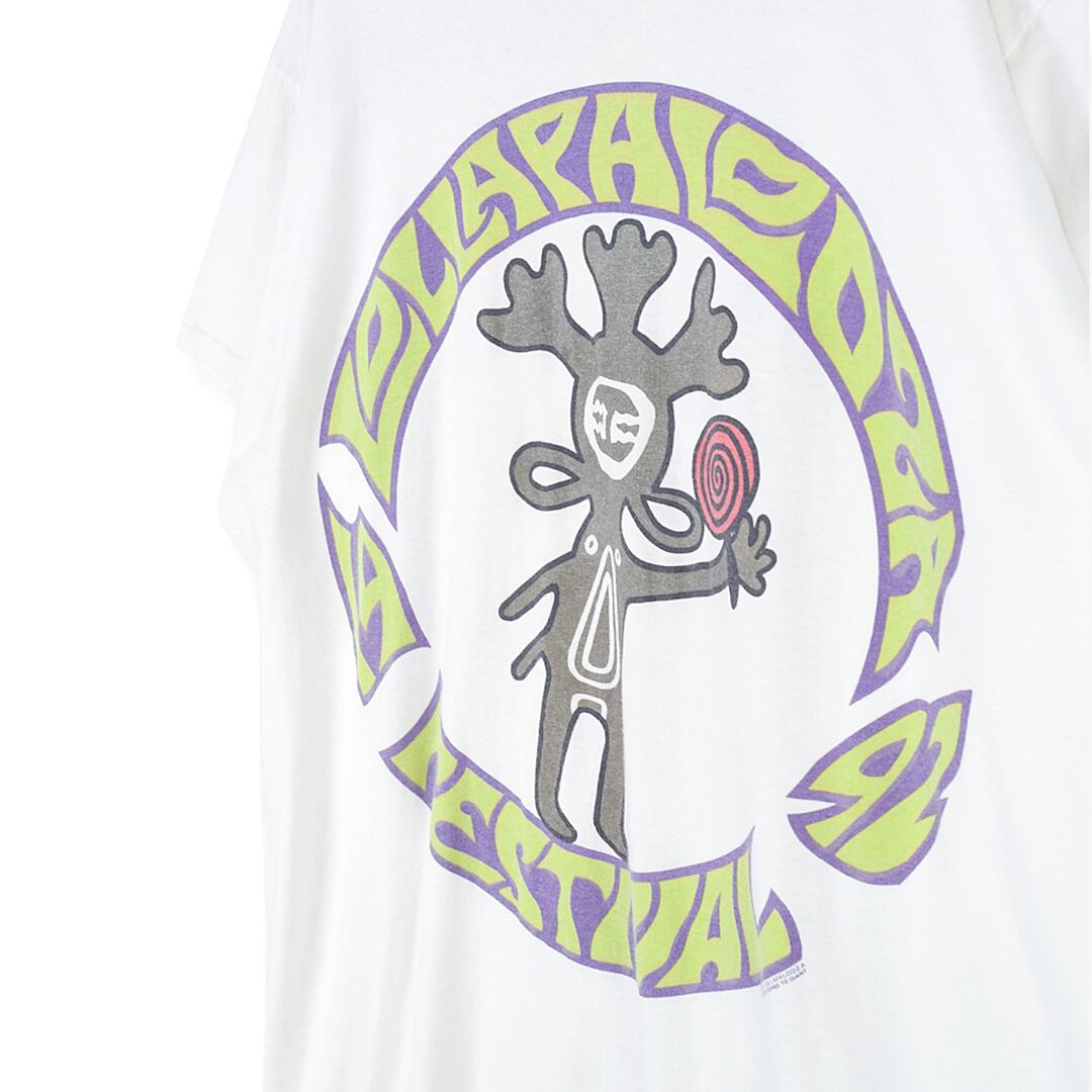1992 Lollapalooza フェスTシャツロラパルーザXL