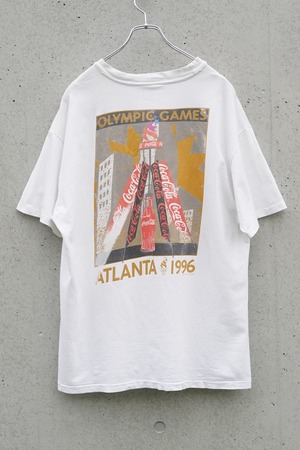 90s Coca-Cola Atlanta 1996 Olympic City T-Shirt / Hanes BEEFY-T USA製 / XL