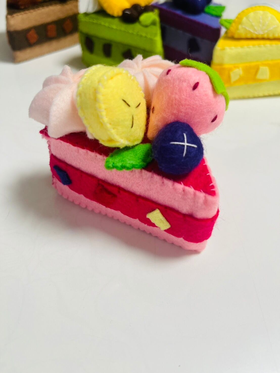 フェルトおままごと】Cake 6種バラ売り | ＊askMeSHOP＊