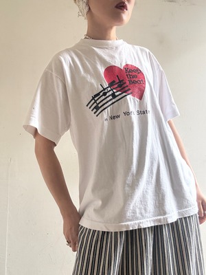 1980s Vintage "Heart" Printed Tee④