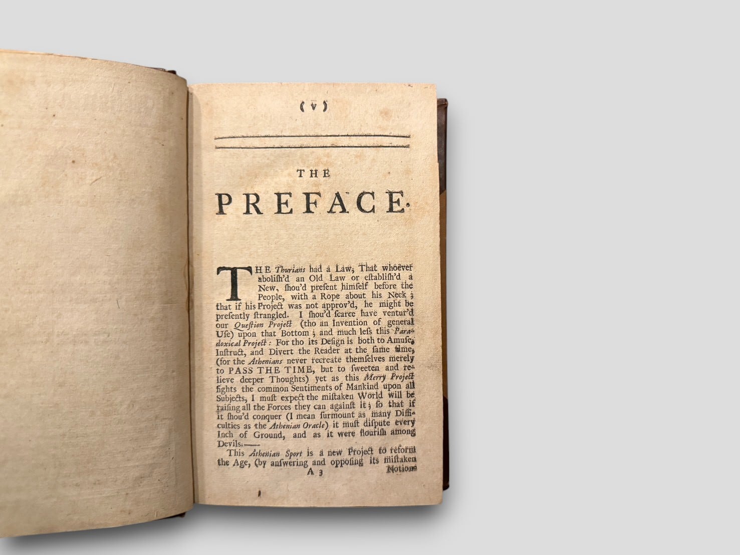 SFF187】【FIRST EDITION】Athenian Sport; Or, Two Thousand