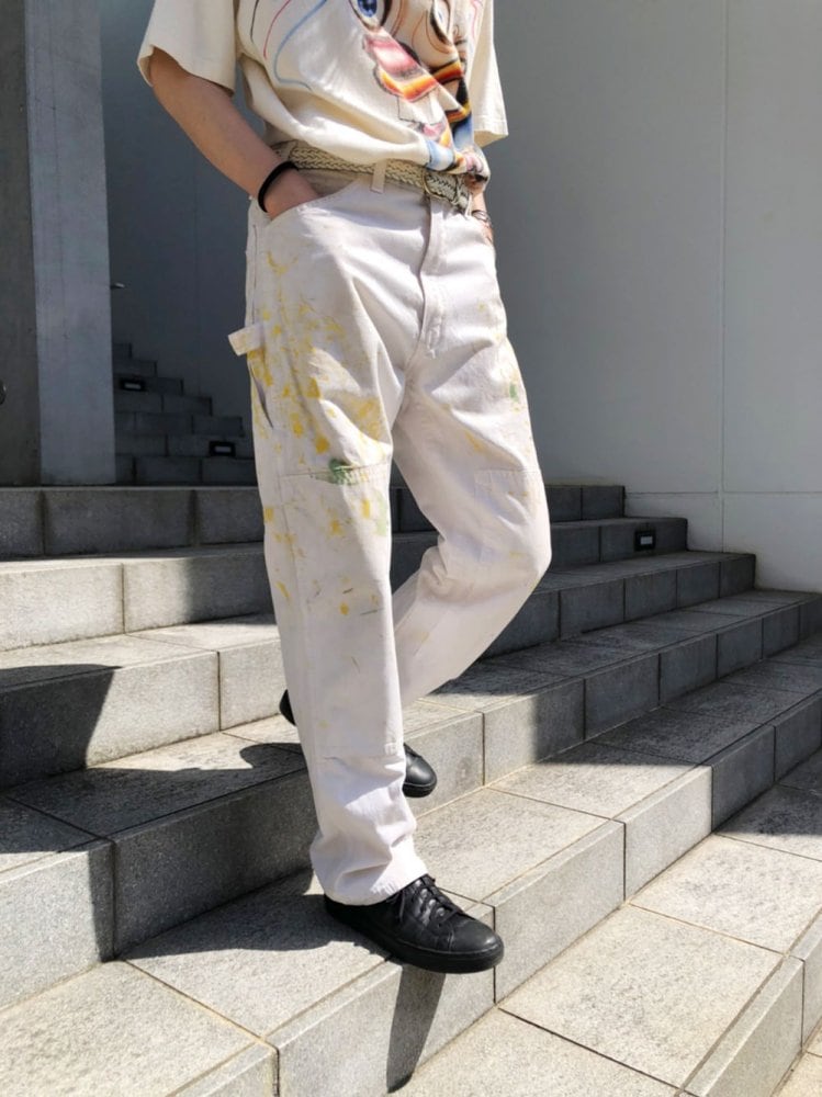 パンツ 80s Dickies painter pants Euro vintage Vintage Dickies Cotton Duck Painter Pants: Ballyhoovintage.com