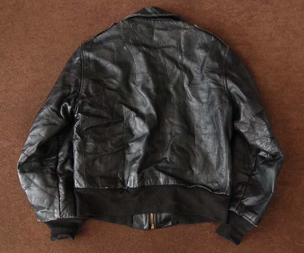 50s Durable HORSE HIDE BOMBER JACKET | SECOND TIME GLORY