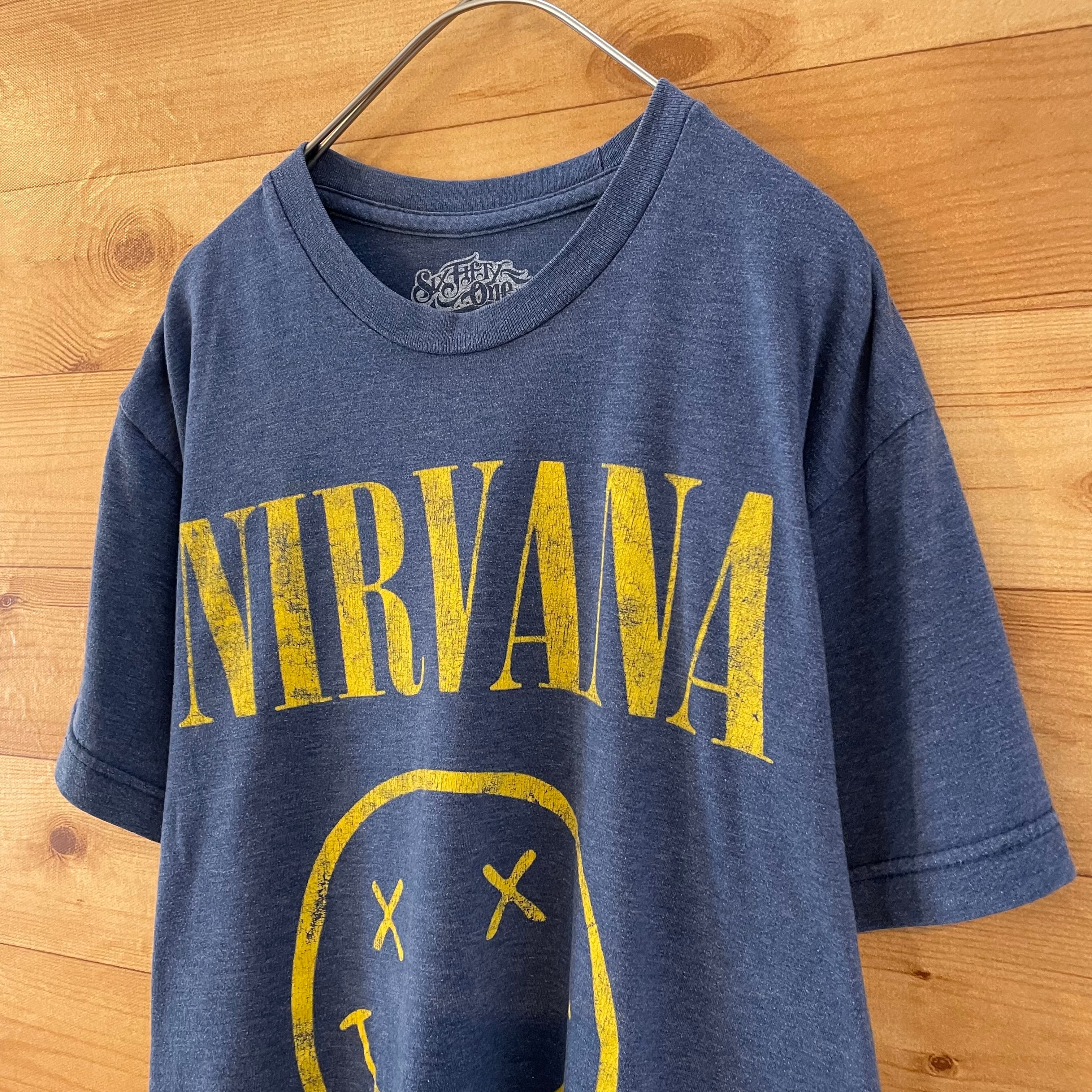 Six Fifty One】Nirvana バンドTシャツ ロックt バンt ロゴ