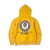 CAPTAIN SANTA キャプテンサンタ ジップアップ プリント パーカー M/イエロー