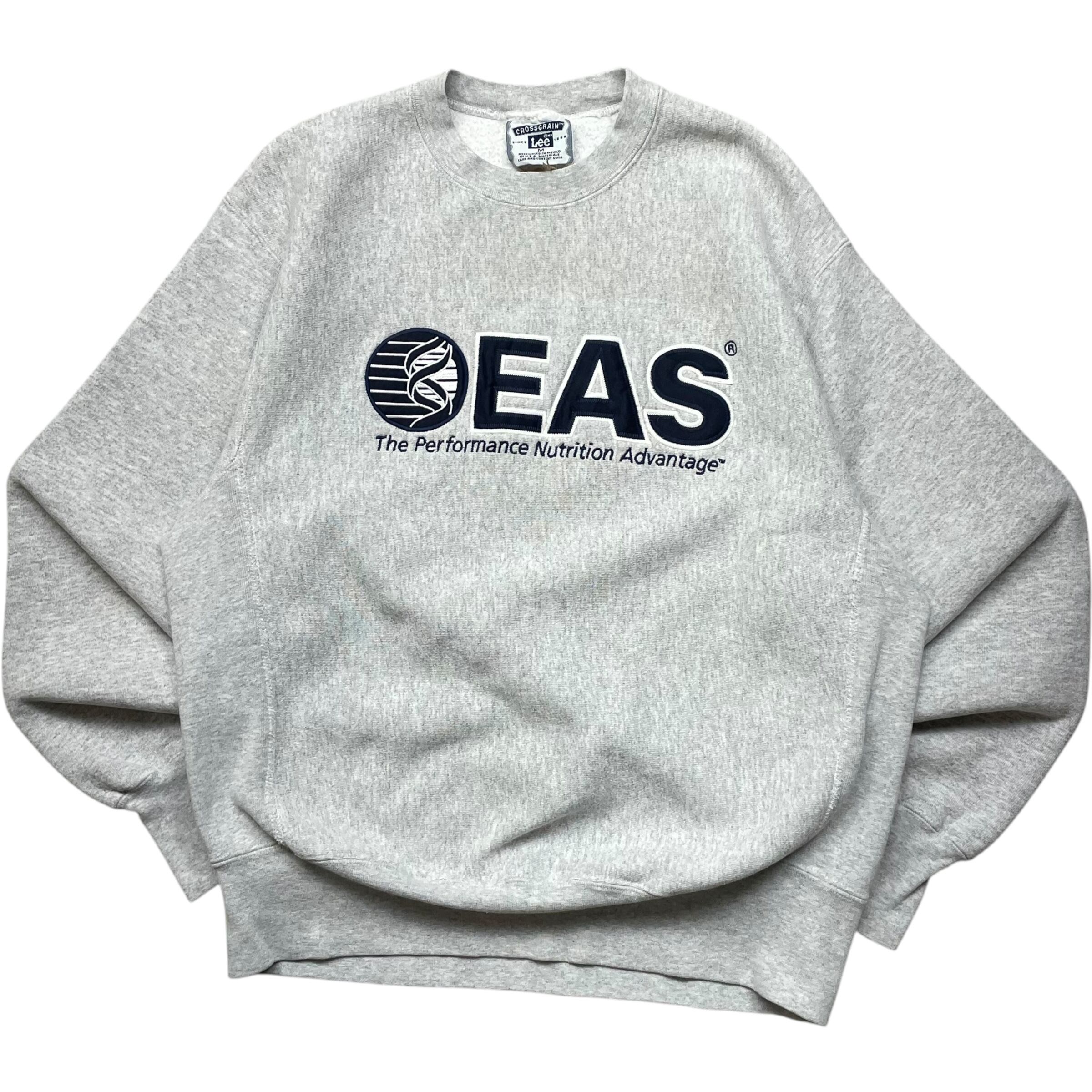 《M》 Lee リー スウェット リバースウィーブ型 企業ロゴ グレー 90年代 vintage no.5651