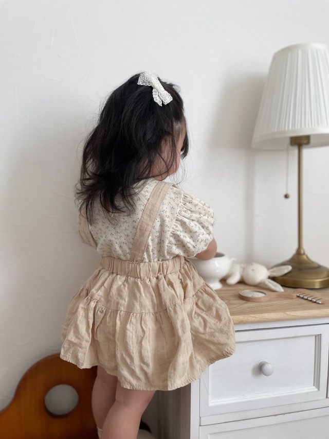 [mimimarket] flower puff tee