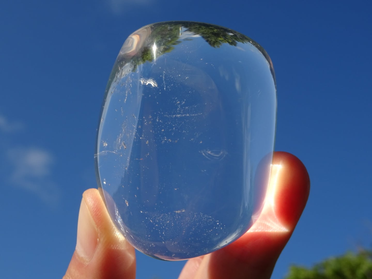 ピュアレイ　レムリアンタンブル☆ レムリアンシードクォーツ ピュアレイ 3A タンブル 113g