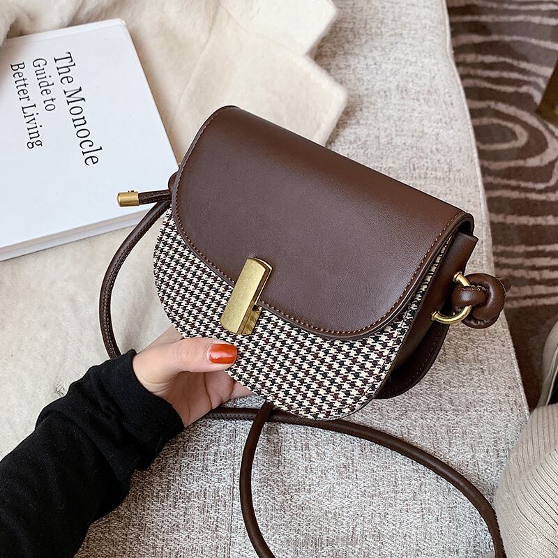 スタイルオータムウィンタースタンダード レトロ 秋物 冬物 メッセンジャーバッグ サドルバッグ シートバッグ 手作りハンドバック36410082078