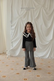 韓国子供服 / 26Autumn / 〖取寄〗Melikey / ダブルカラーTシャツ / 女子服 *XS~JM*
