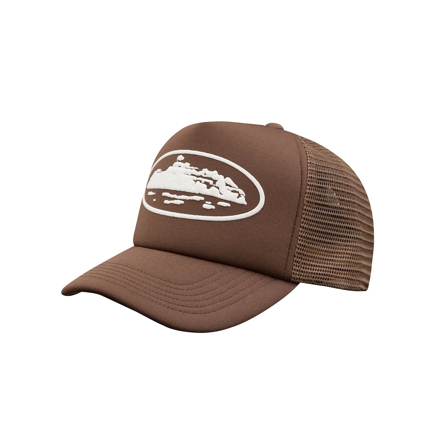 CORTEIZ -Alcatraz Puff Print Tracker Hat- Black | Highflyer