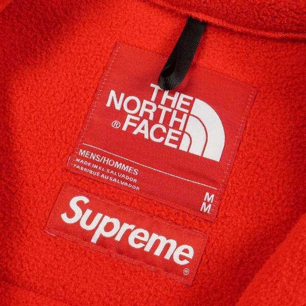 Supreme THE NORTH FACE Fleece Jacket 赤 M