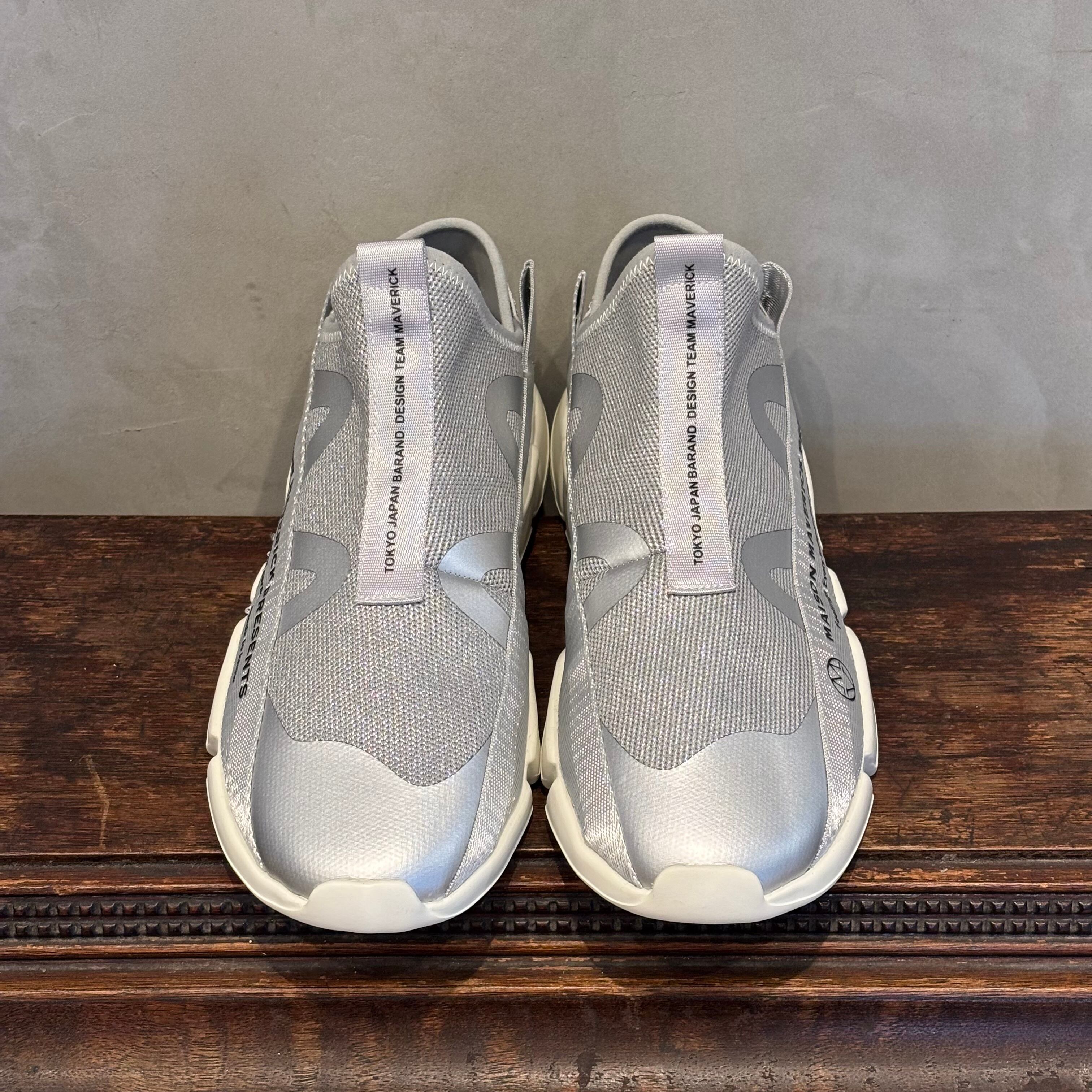 MAISON MAVERICK PRESENTS ミュール グレー 再入荷！】MAISON MAVERICK PRESENTS/Dad Slip-ons Knit Sneakers