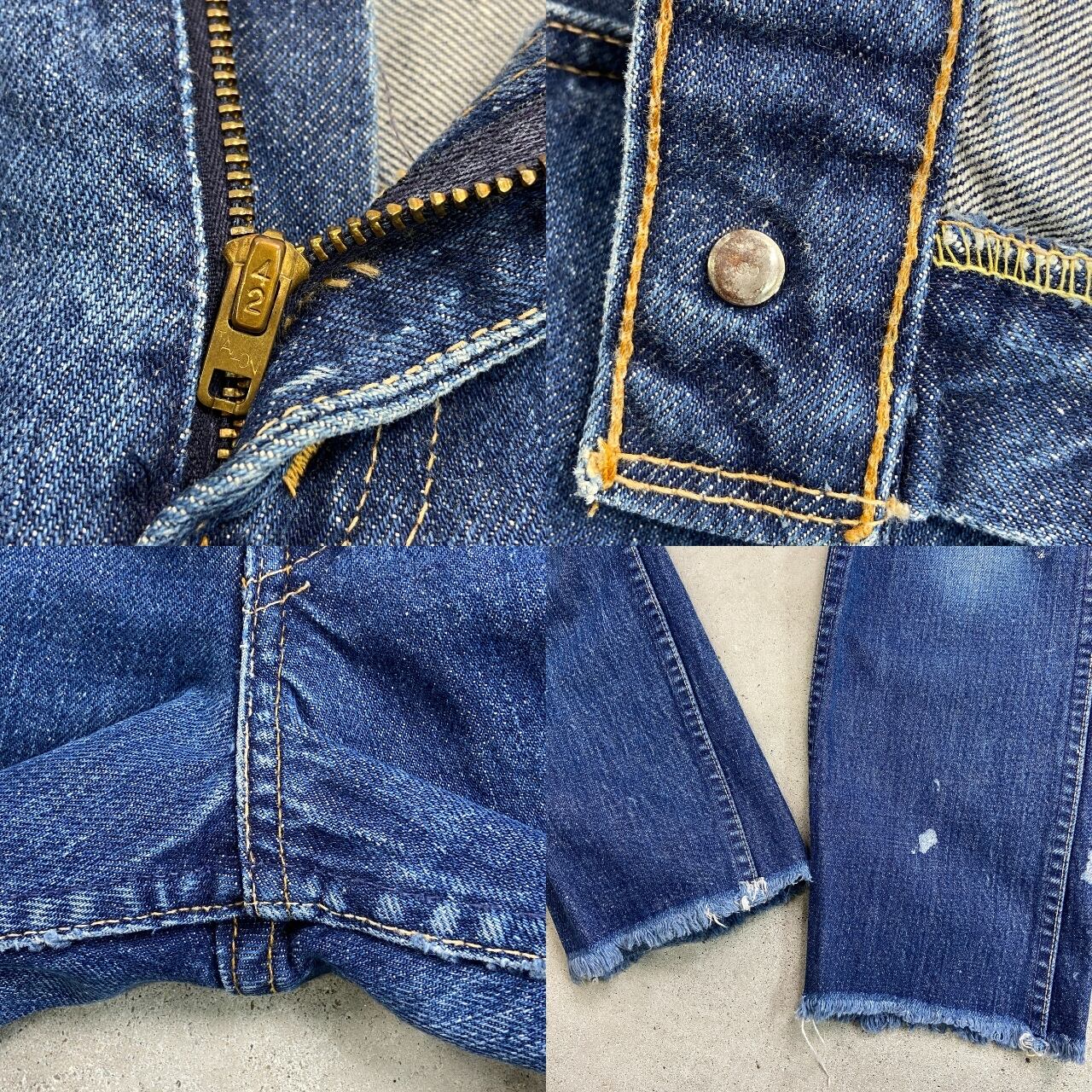 ゴールデンサイズ！ 70s USA製 リーバイス505 後期 ヴィンテージデニム 70年代 USA製 Levi's リーバイス 505 66後期 テーパードストレート