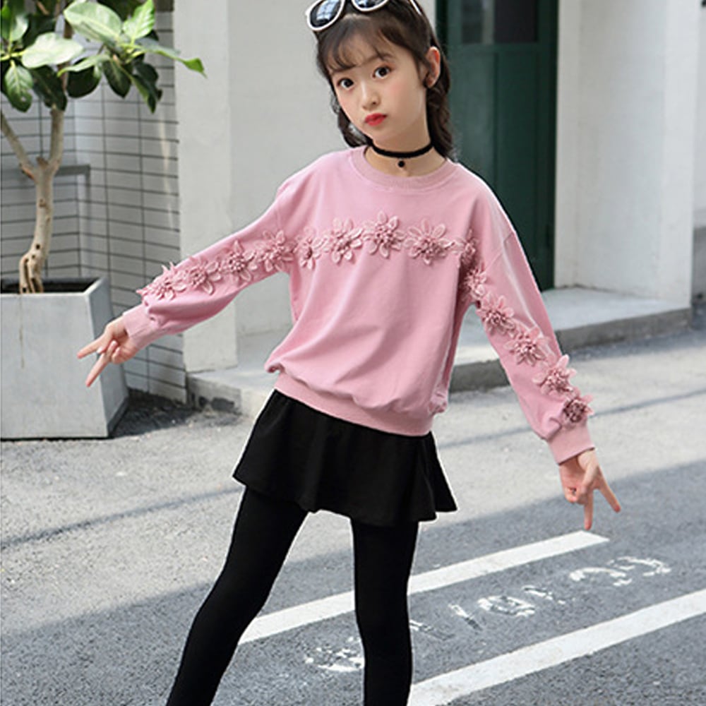 女の子 子供服 スカッツ レギンス ロンT 8着セット