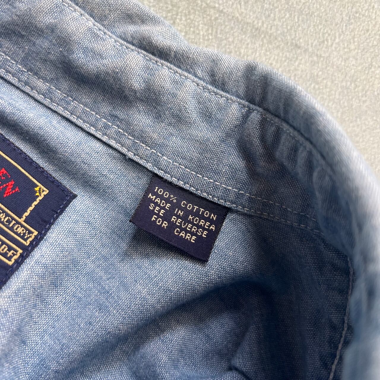 90s Ralph Lauren CHAPS シャンブレーシャツ ラルフローレン