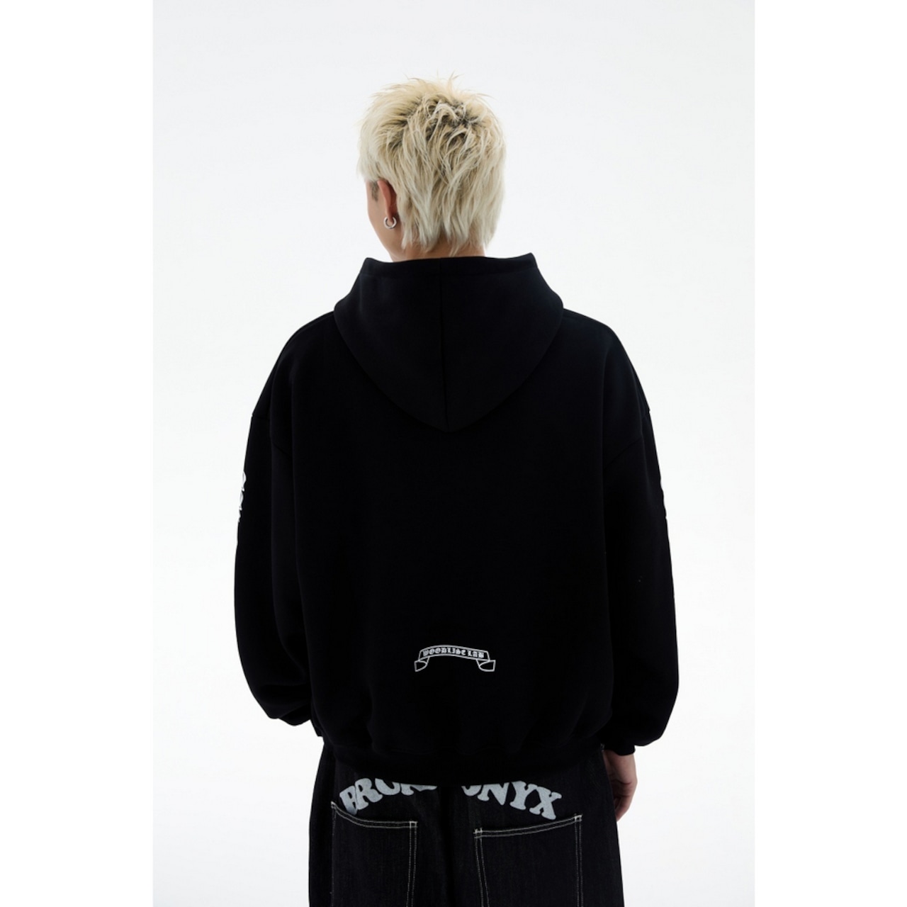 ストリート ゴシック文字 パーカー T1880