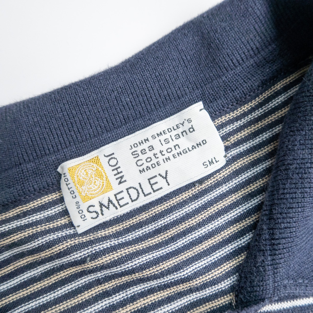 90’s JOHN SMEDLEY border skipper polo