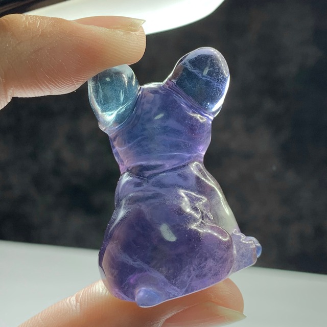 送料込み☆27.フローライト・フレンチブルドッグ