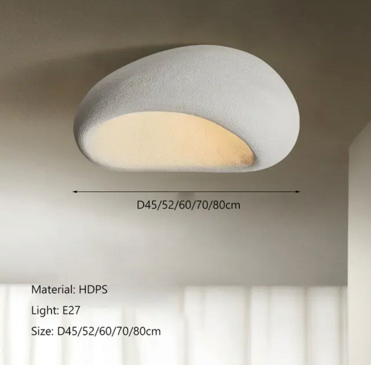 D60】マルーンシーリングライト /Maroon Ceiling Light LT015 | WABI