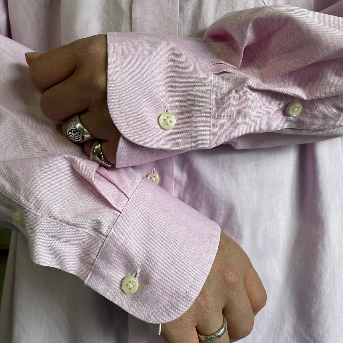 LAUREN Ralph Lauren ラルフローレン 長袖 ボタンダウンシャツ メンズ