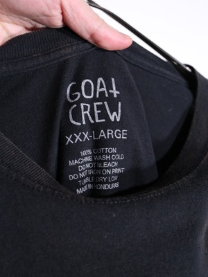 "GOAT CREW" DRAGON BALL parody XXXL over size tee