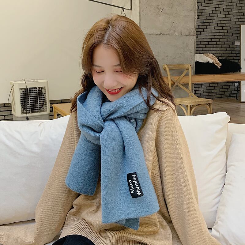 スカーフ ウィンターニットウール 大人ガーリー スウィート キュート カジュアル 冬物 ブラック・アイド・ピーズ45841459194