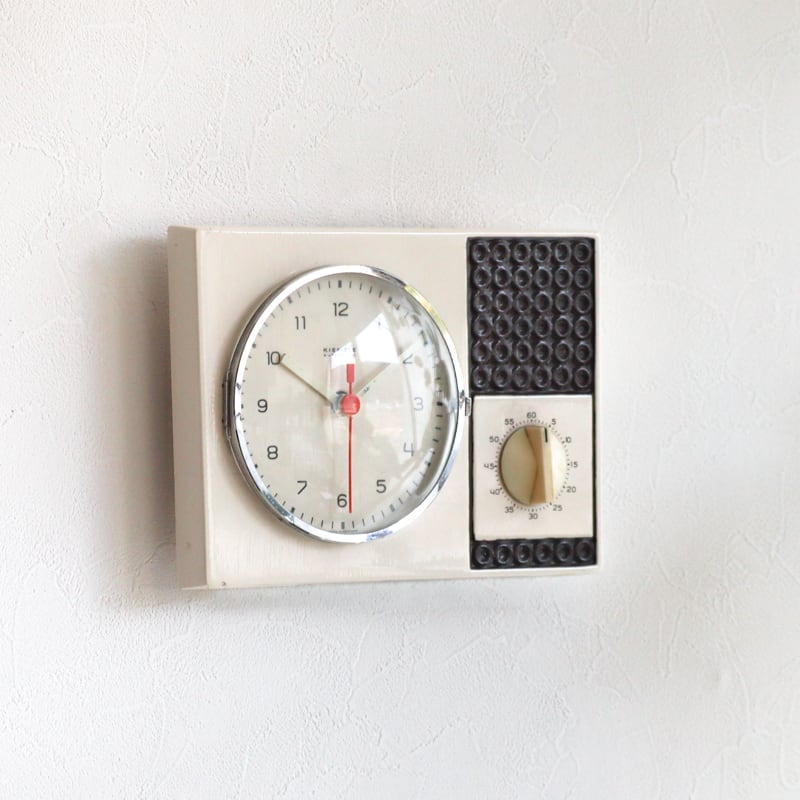 CERAMIC KITCKEN CLOCK & TIMER | KIENZLE | 1960-70s | Germany