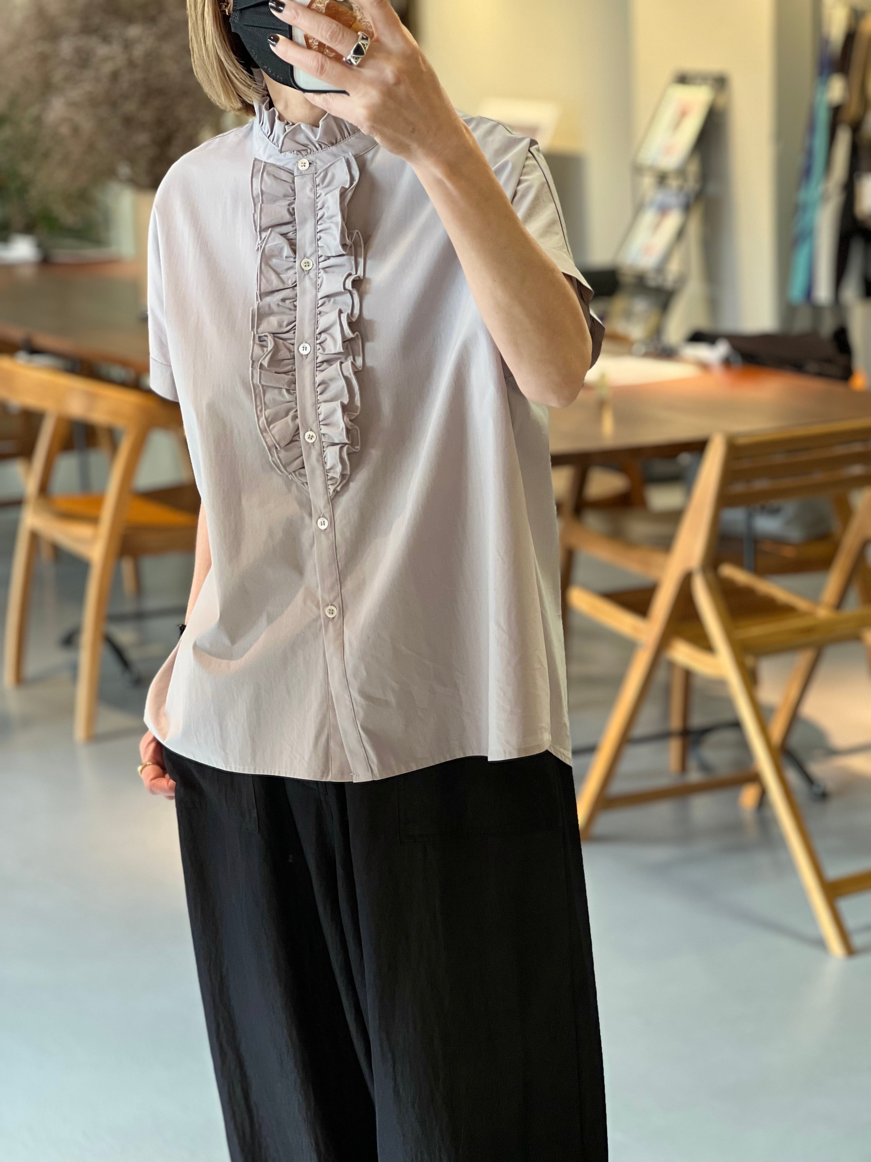 予約販売【 Margaux Vintage 】フリルシャツ (26044) 4月旬頃入荷