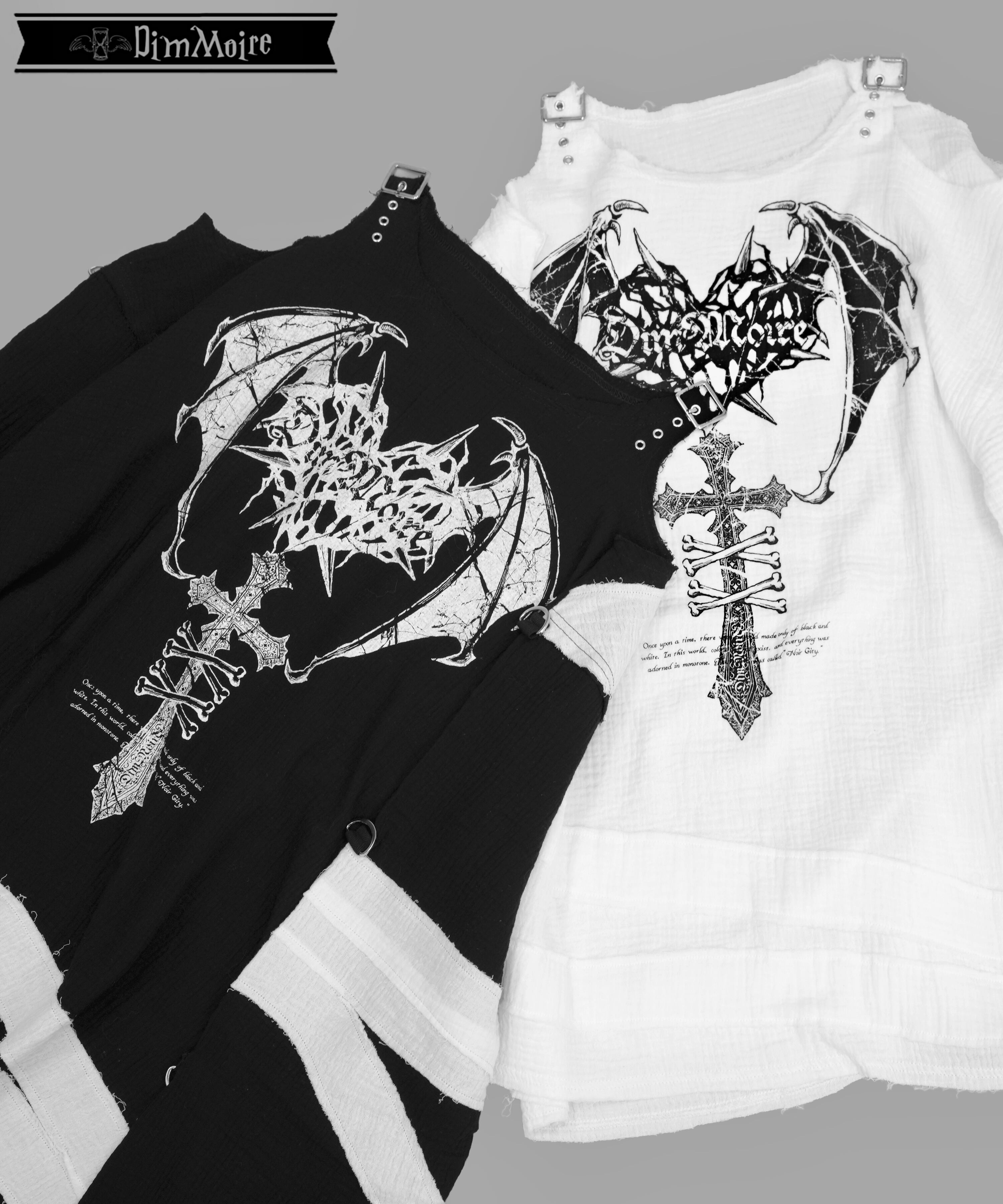 救済の十字ガーゼトップス【Black】 | DimMoire