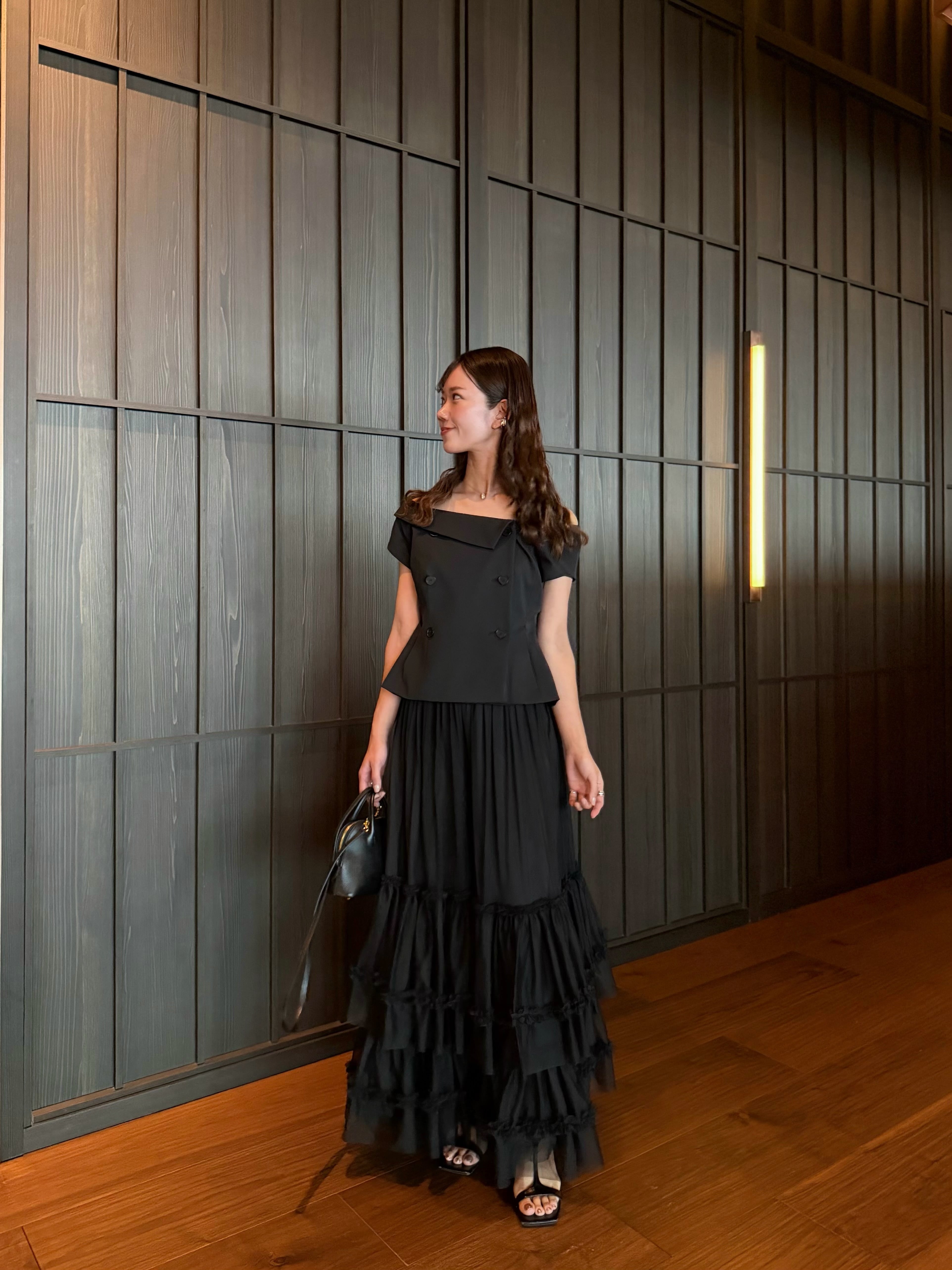 予約】gilet tops / black (6月上旬発送予定) | HYEON