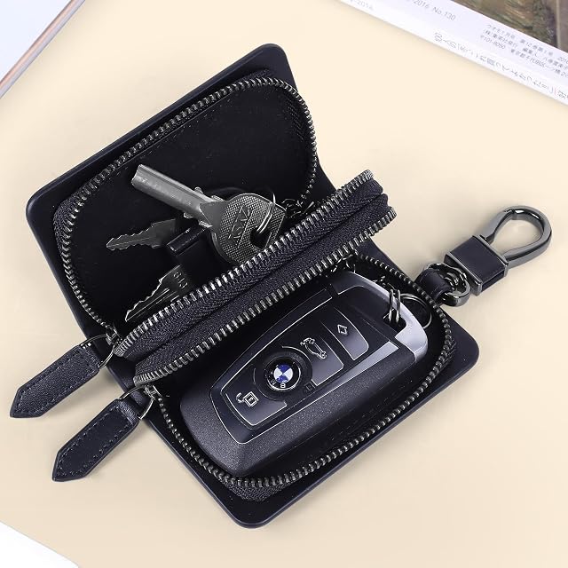 VISOUL] キーケース メンズ 2個収納 本革 レザー スマートキー