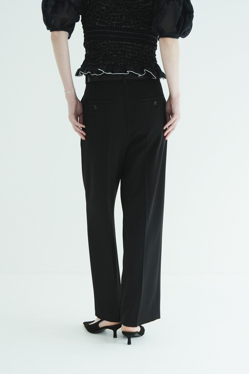 CLANE 2WAY TUCK STRAIGHT PANTS | FLICKA ASHIYA