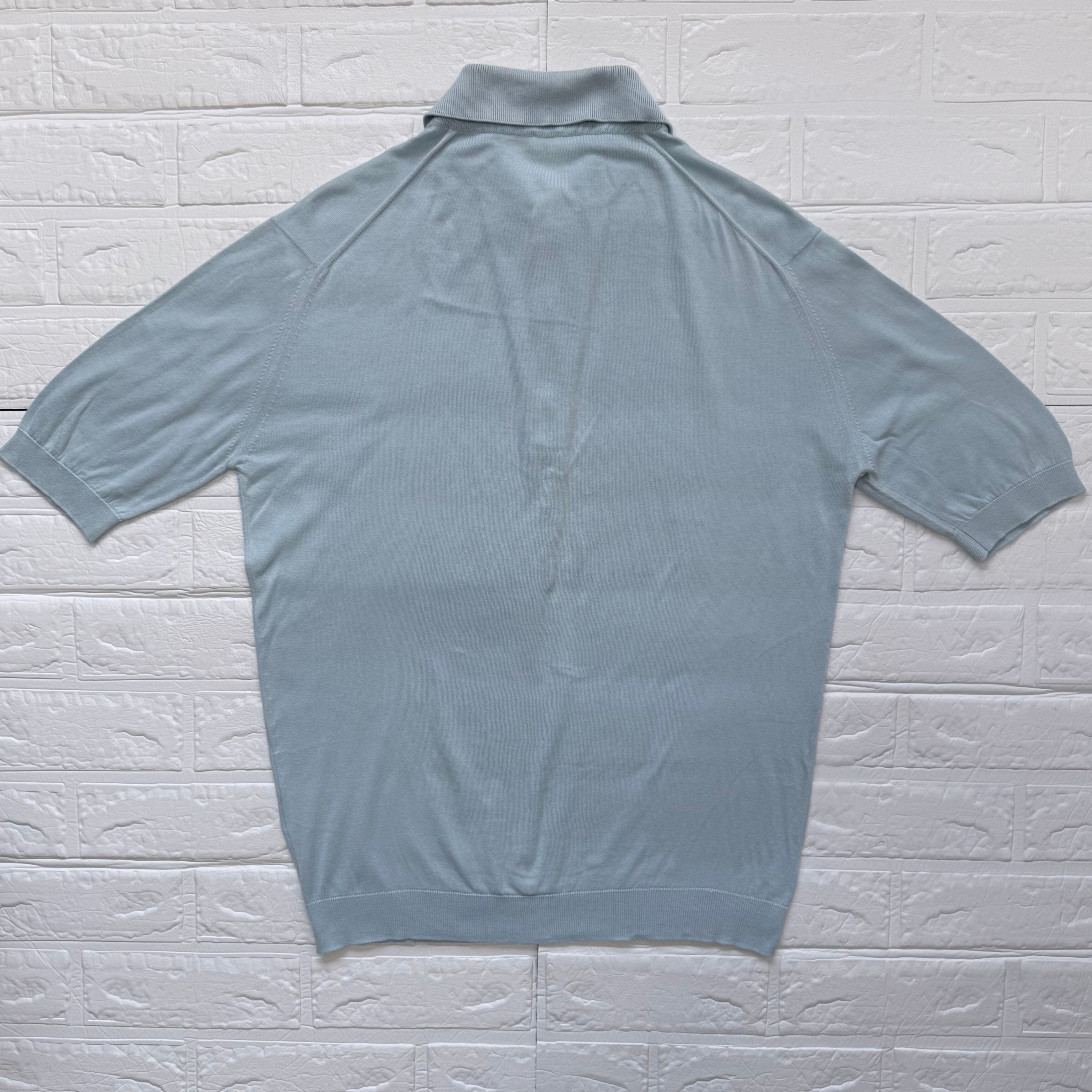 JOHN SMEDLEY 30ゲージ シーアイランドコットン 半袖 ニットポロシャツ