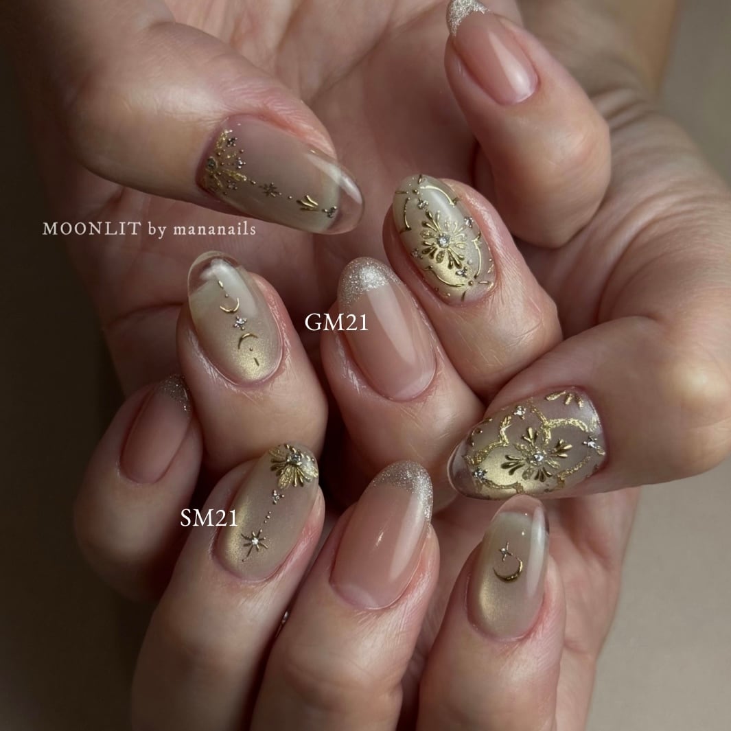 ANNUUM×MOONLIT Gleam silk magnet gold ANNUUM×MOONLIT】Gleam silk magnet gold SM21-30(ニードルブラシ付き