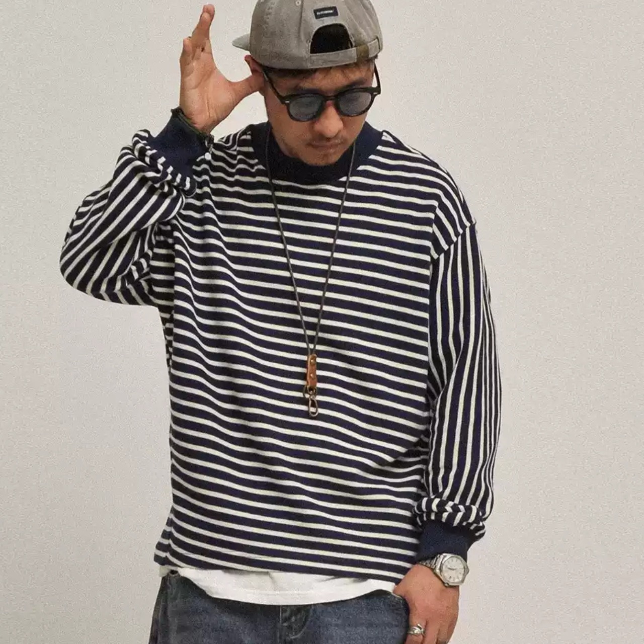 ボーダーフリースライク スウェット A1971 - 1