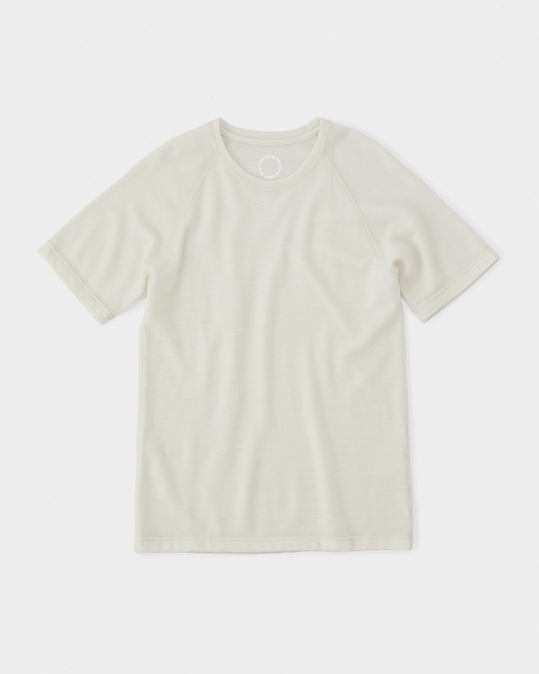 山と道 DF Mesh Merino T-shirt 白 Lサイズ 山と道 / DF MESH MERINO T-SHIRT（UNISEX） | st. valley house