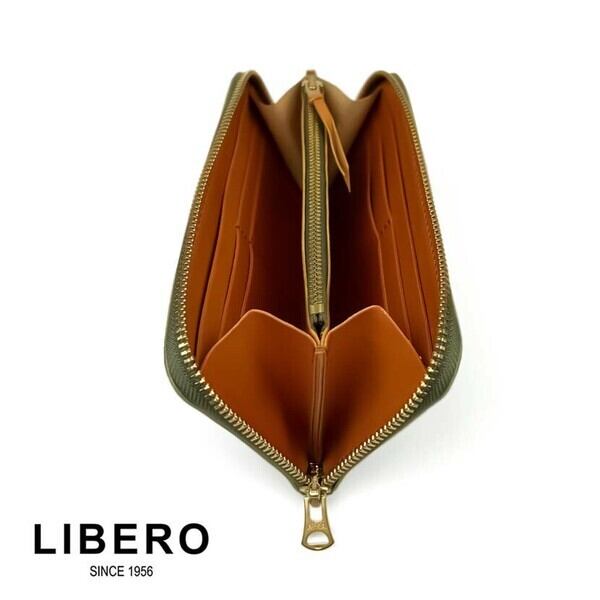 LIBERO リベロ 日本製 新喜皮革×栃木レザー コードバン ラウンド