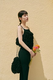 Thick Velvet Loop Monster Cami Hand Knit