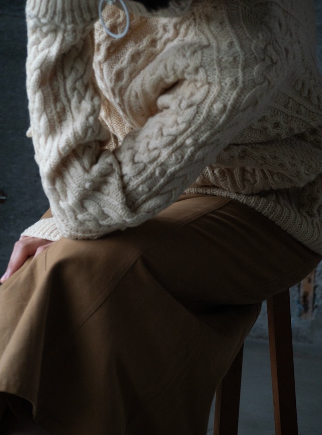 "Inisfree" 1990s Aran sweater