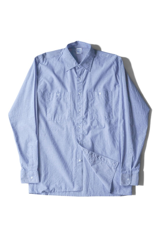 "KOKSE"Cotton Chambray Safari Shirt