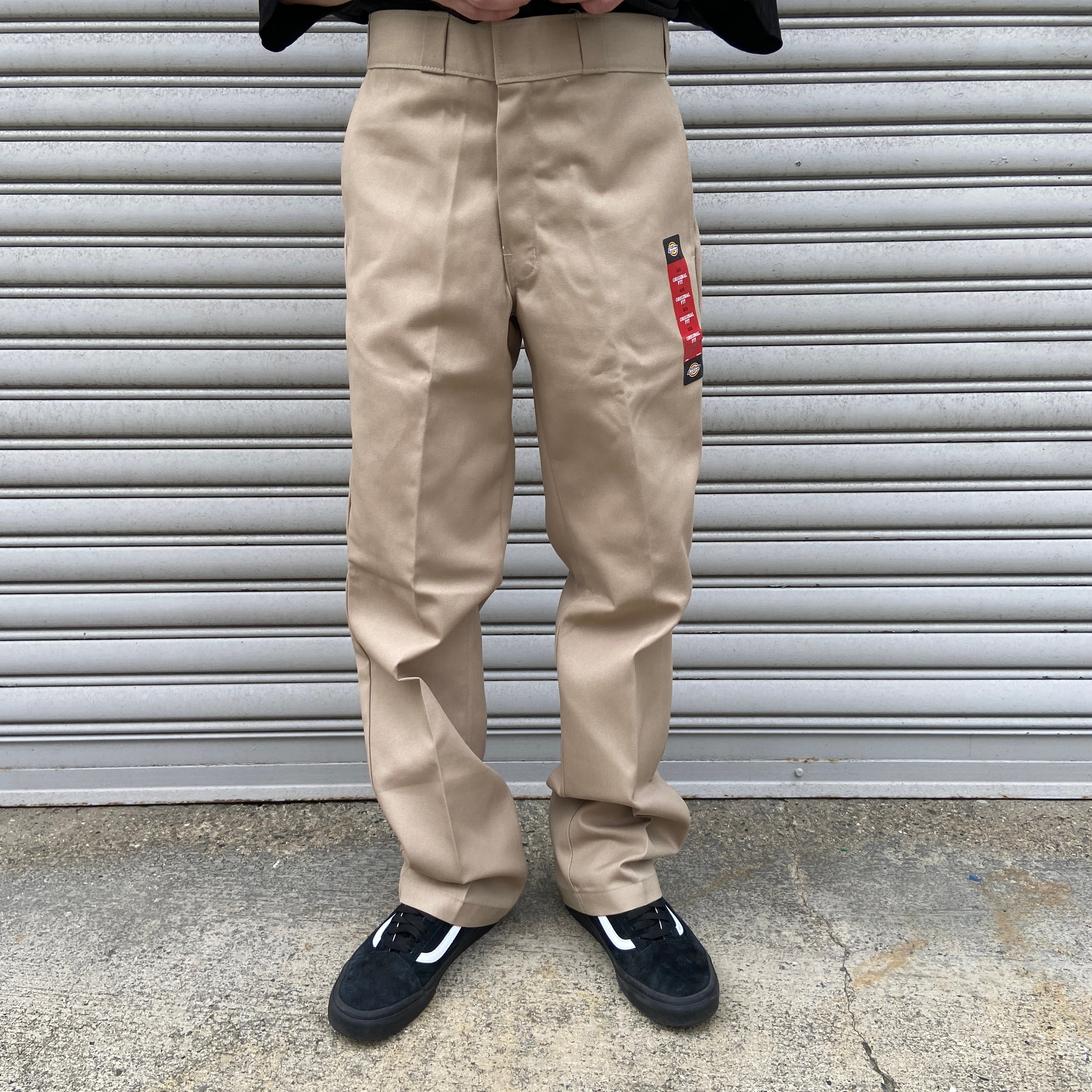 タグ付き未使用品 Dickies 874 ワークチノパンツ ベージュ W32 | 古着