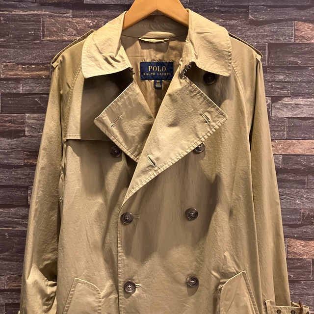 RALPH LAUREN COTTON TRENCH COAT