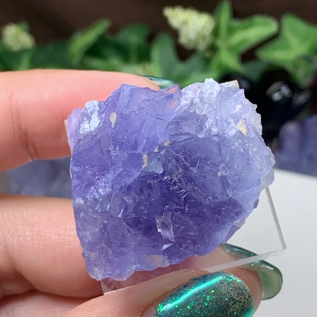 4.幻想的な色合い☆ヤオガンシャン産・ブルーフローライト原石