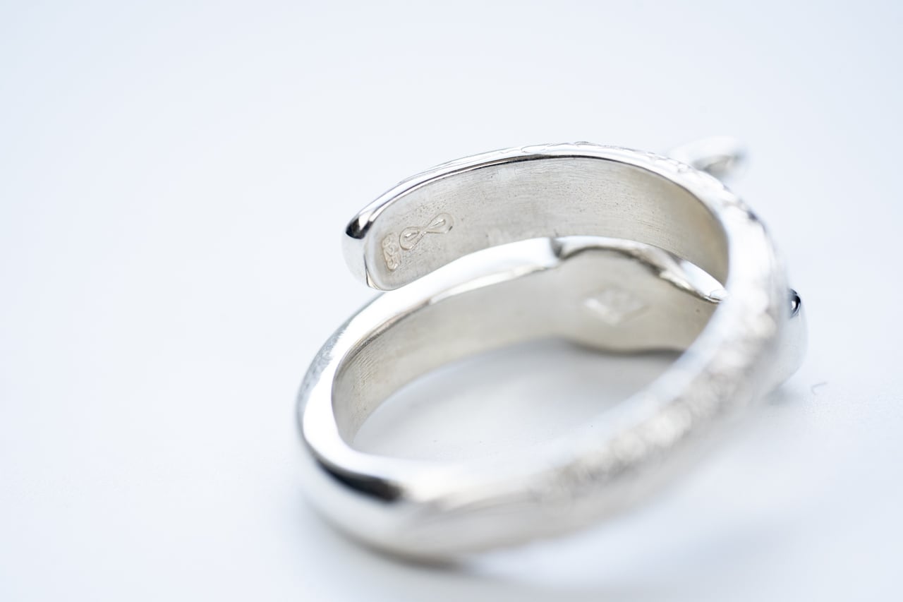 R-079 Horse ring (arabesque) | WAKAN SILVER SMITH online store