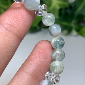 エンジェルフェザーフローライト~くまちゃん~・デザインブレスレット